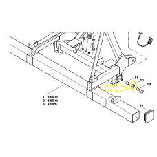 Гайка Optima Kverneland KG01052261 (AC640132)